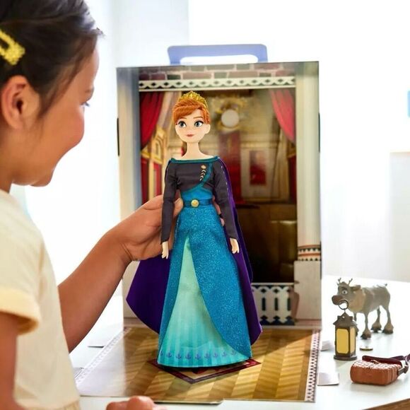 NEW Anna Story Doll Friends Play Set Frozen 1 & 2 NIB Disney Store SHIPS TODAY! - Picture 3 of 11